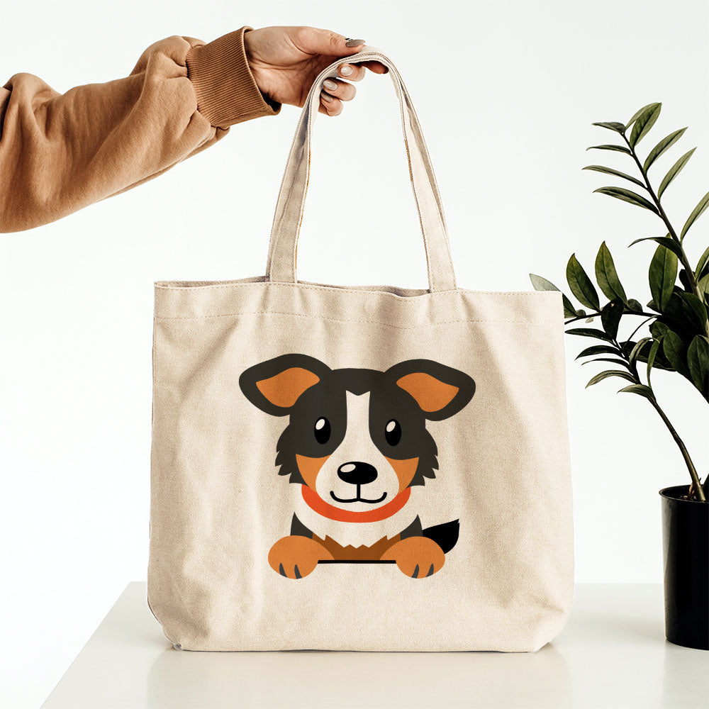 Peeking Fuzzy Puppy Totes at $22.95 found at Personalizedpetlovergifts