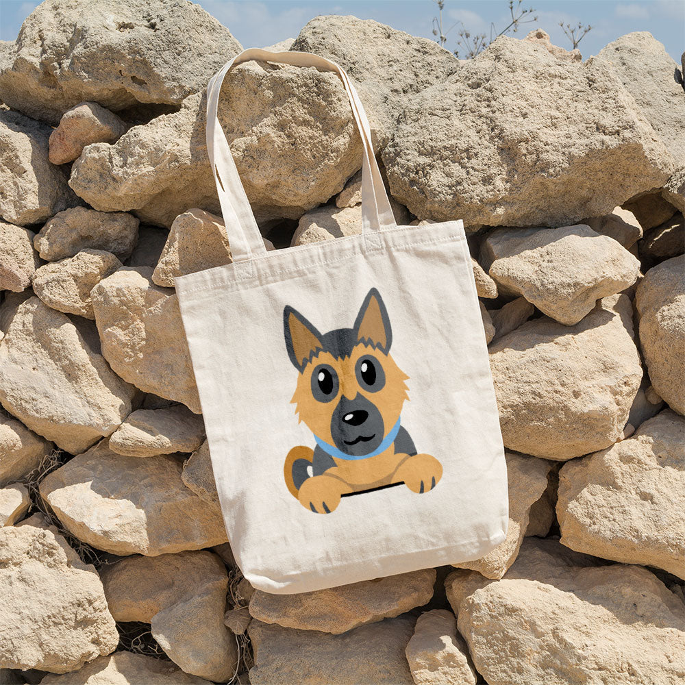 Peeking German Shepard Totes at $22.95 found at Personalizedpetlovergifts