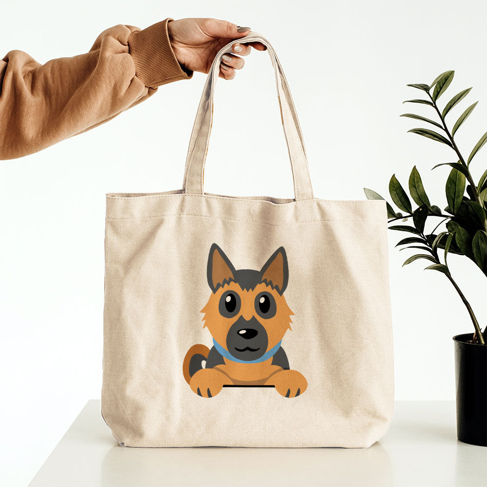 Peeking German Shepard Totes at $22.95 found at Personalizedpetlovergifts