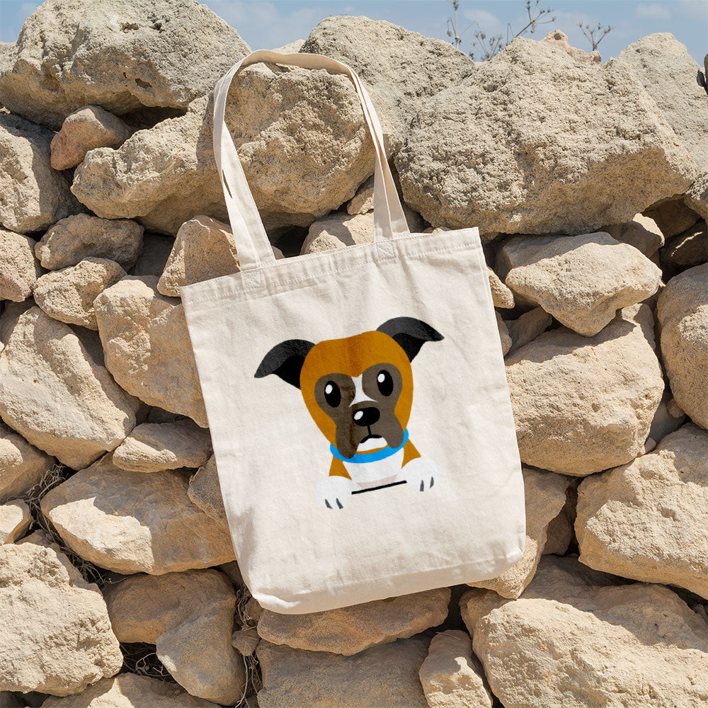 Peeking Pitbull Totes at $22.95 found at Personalizedpetlovergifts