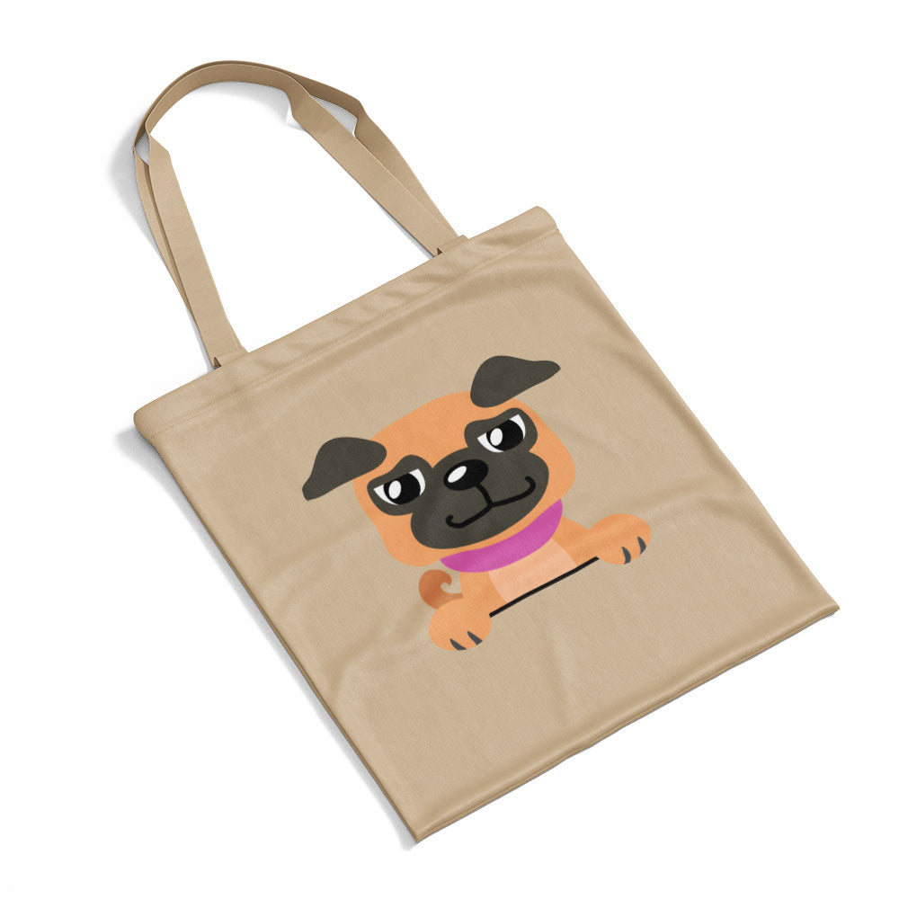 Peeking Pug Totes at $22.95 found at Personalizedpetlovergifts