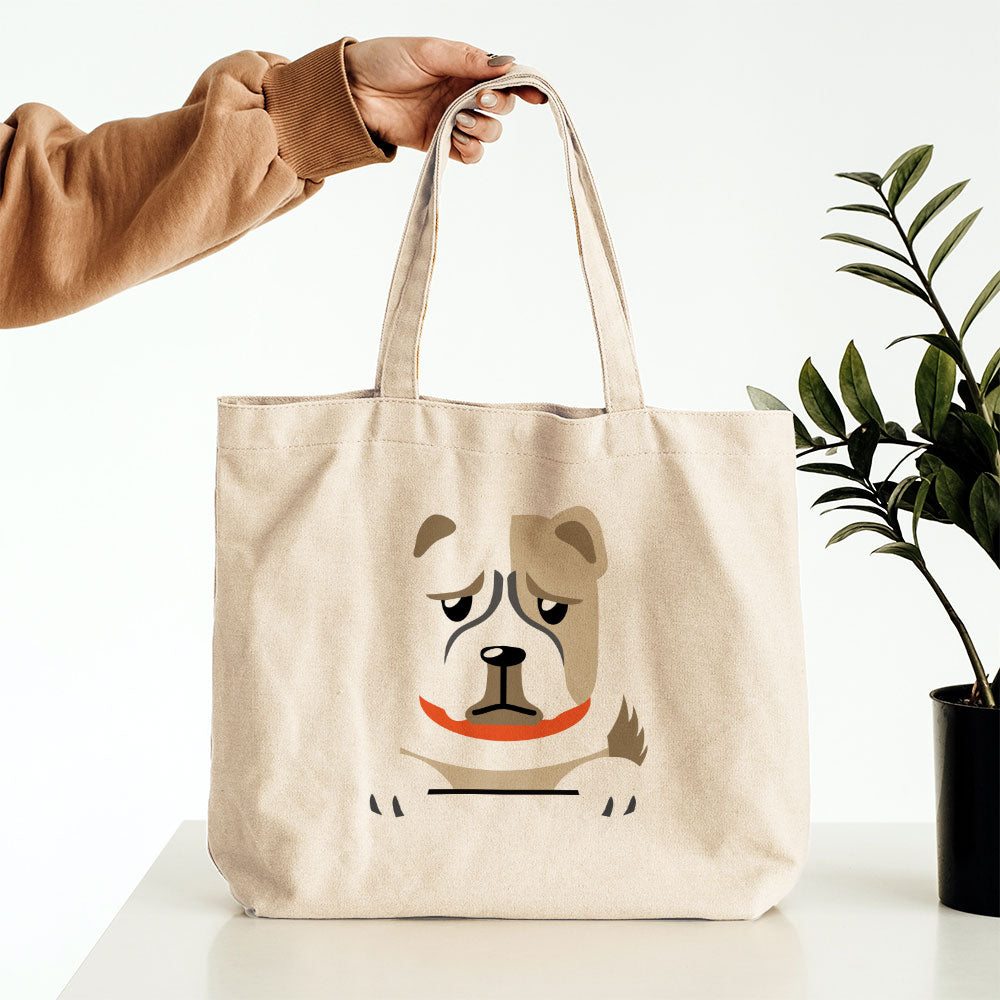 Peeking Sad Dog Totes at $22.95 found at Personalizedpetlovergifts