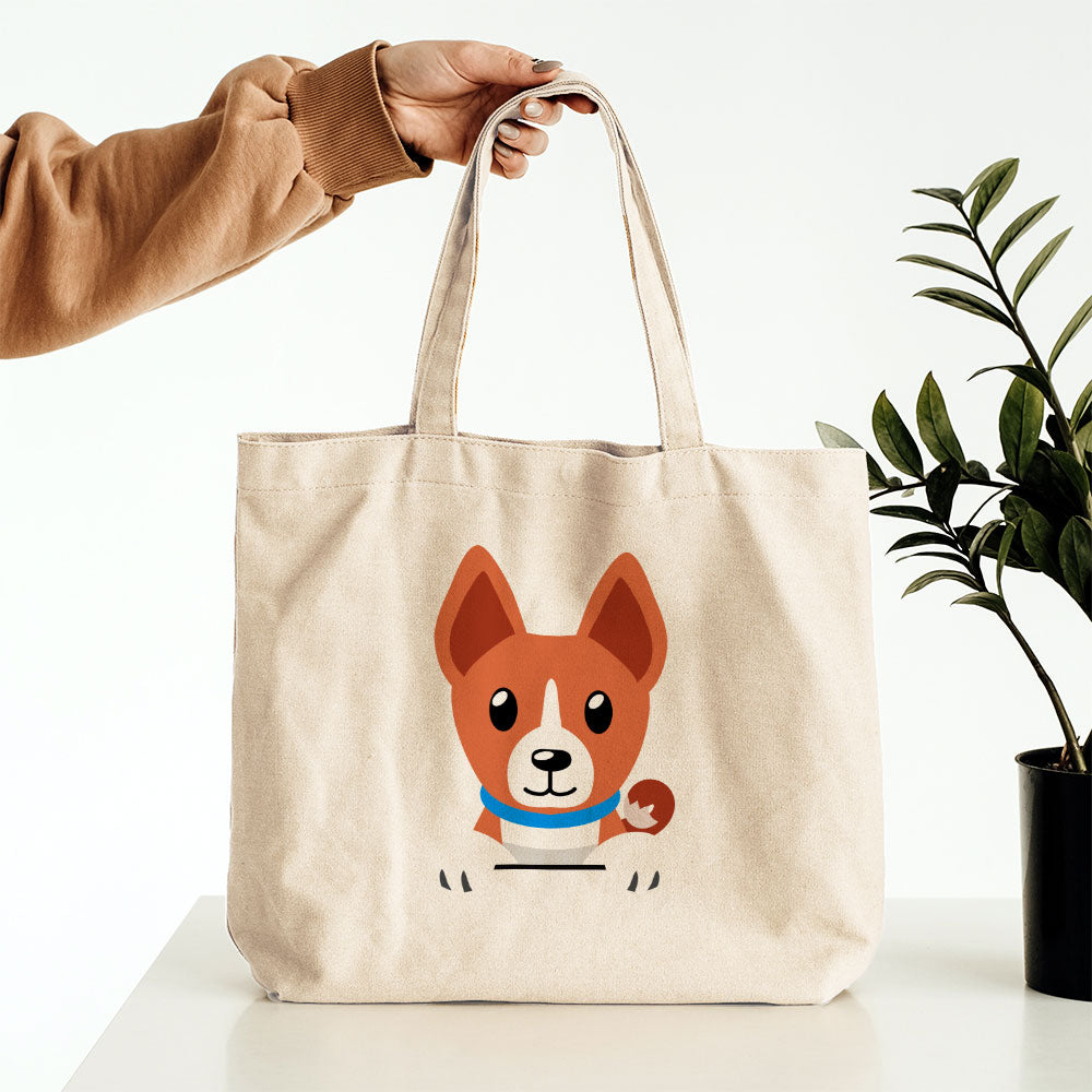 Peeking Shiba Inu Totes at $22.95 found at Personalizedpetlovergifts