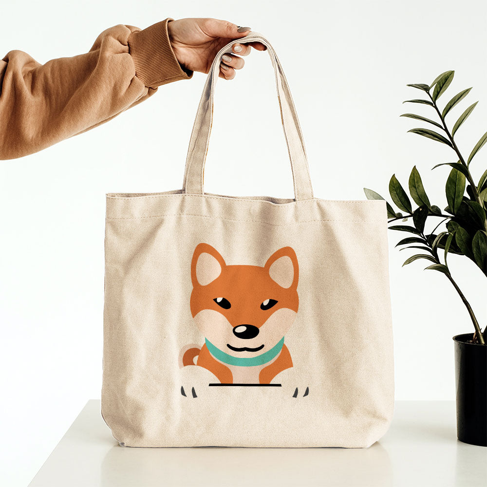 Peeking Shiba Totes at $22.95 found at Personalizedpetlovergifts