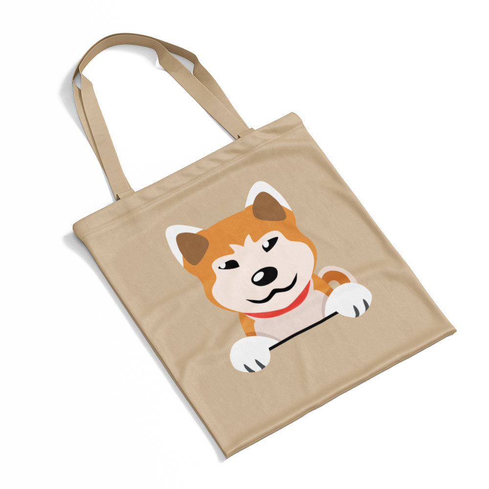 Peeking Smirking Shiba Totes at $22.95 found at Personalizedpetlovergifts