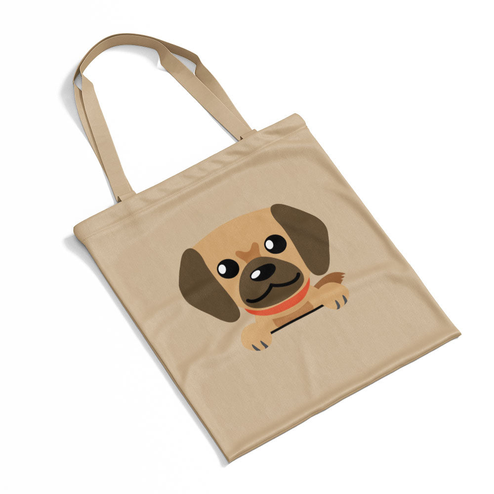 Peeking Tan Puppy Totes at $22.95 found at Personalizedpetlovergifts