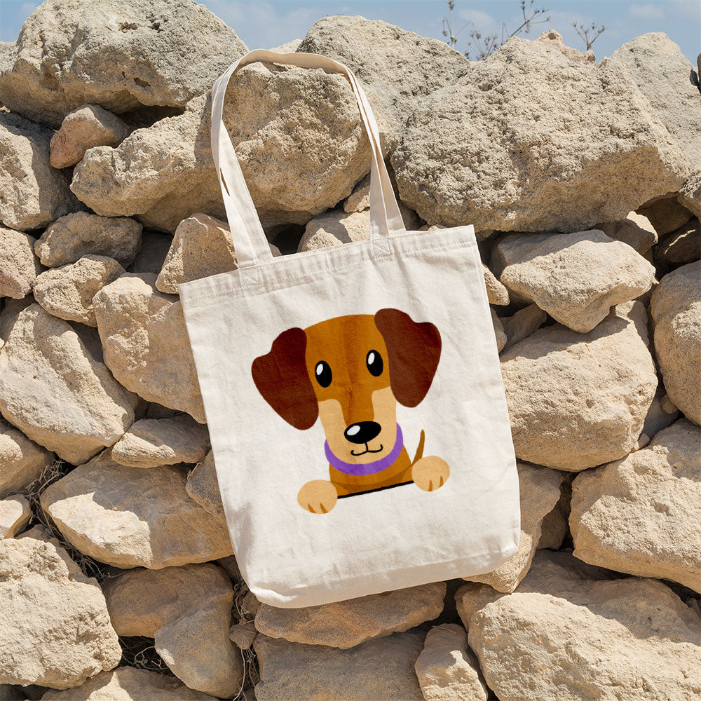 Peeking Weiner Dog Totes at $22.95 found at Personalizedpetlovergifts