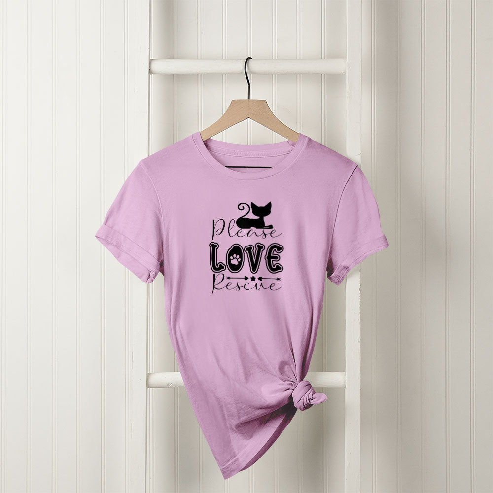 Please Love Rescue Unisex T-Shirt at $22.95 found at Personalizedpetlovergifts