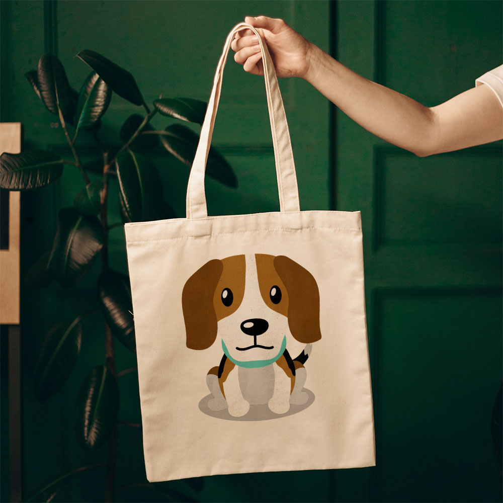 Sitting Beagle Puppy Totes at $22.95 found at Personalizedpetlovergifts