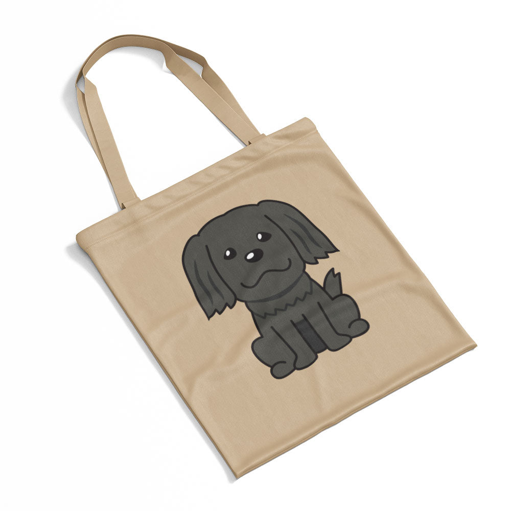 Sitting Black Puppy Totes at $22.95 found at Personalizedpetlovergifts