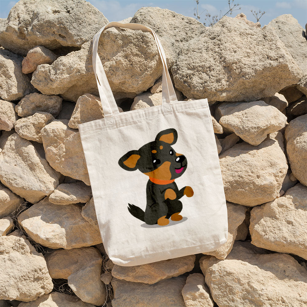 Sitting Doberman Puppy Totes at $22.95 found at Personalizedpetlovergifts