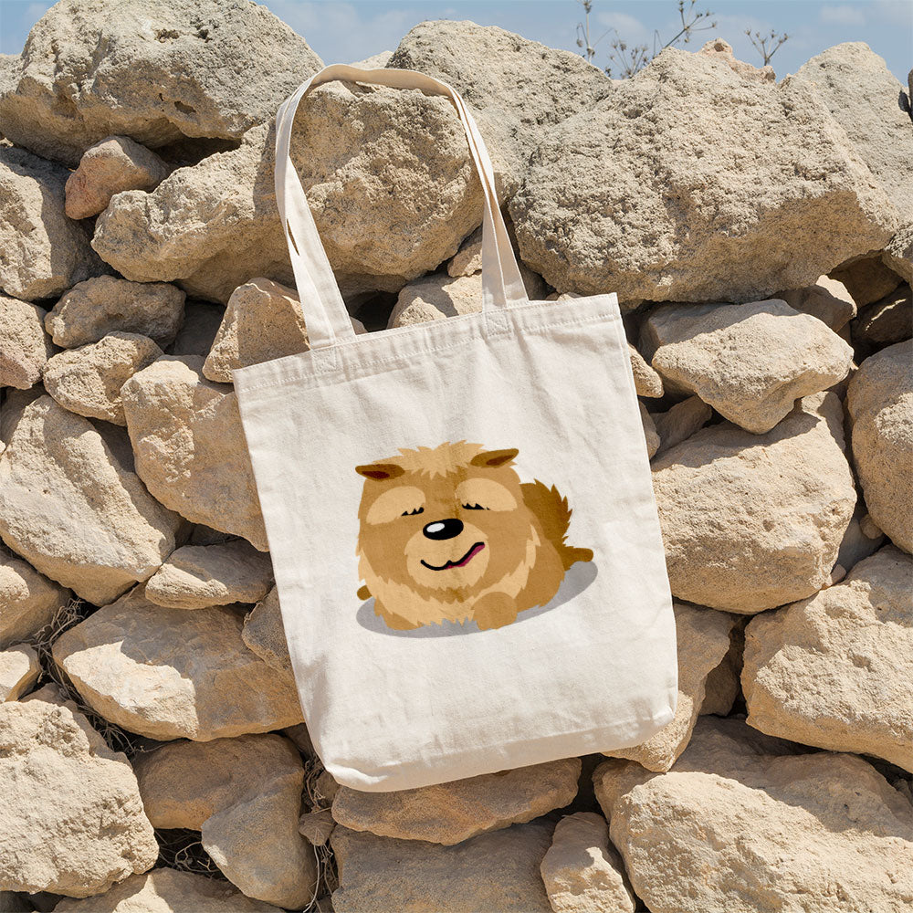 Sitting Fuzzy Dog Totes at $22.95 found at Personalizedpetlovergifts