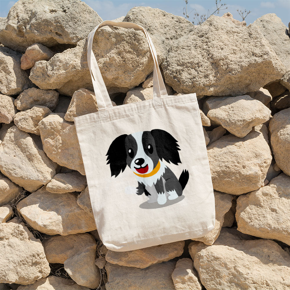 Sitting Shepherd Puppy Totes at $22.95 found at Personalizedpetlovergifts