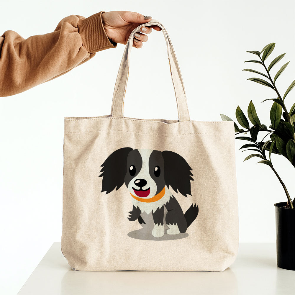 Sitting Shepherd Puppy Totes at $22.95 found at Personalizedpetlovergifts