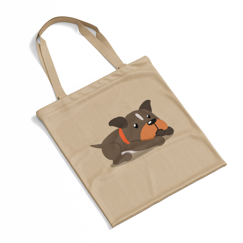 Sleeping Bulldog Puppy Totes at $22.95 found at Personalizedpetlovergifts