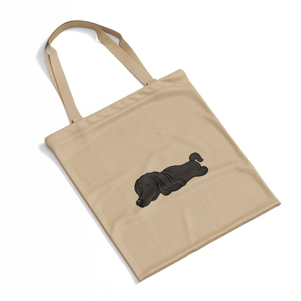 Sleepy Lazy Dog Afghan Hound Black Tan Totes at $22.95 found at Personalizedpetlovergifts