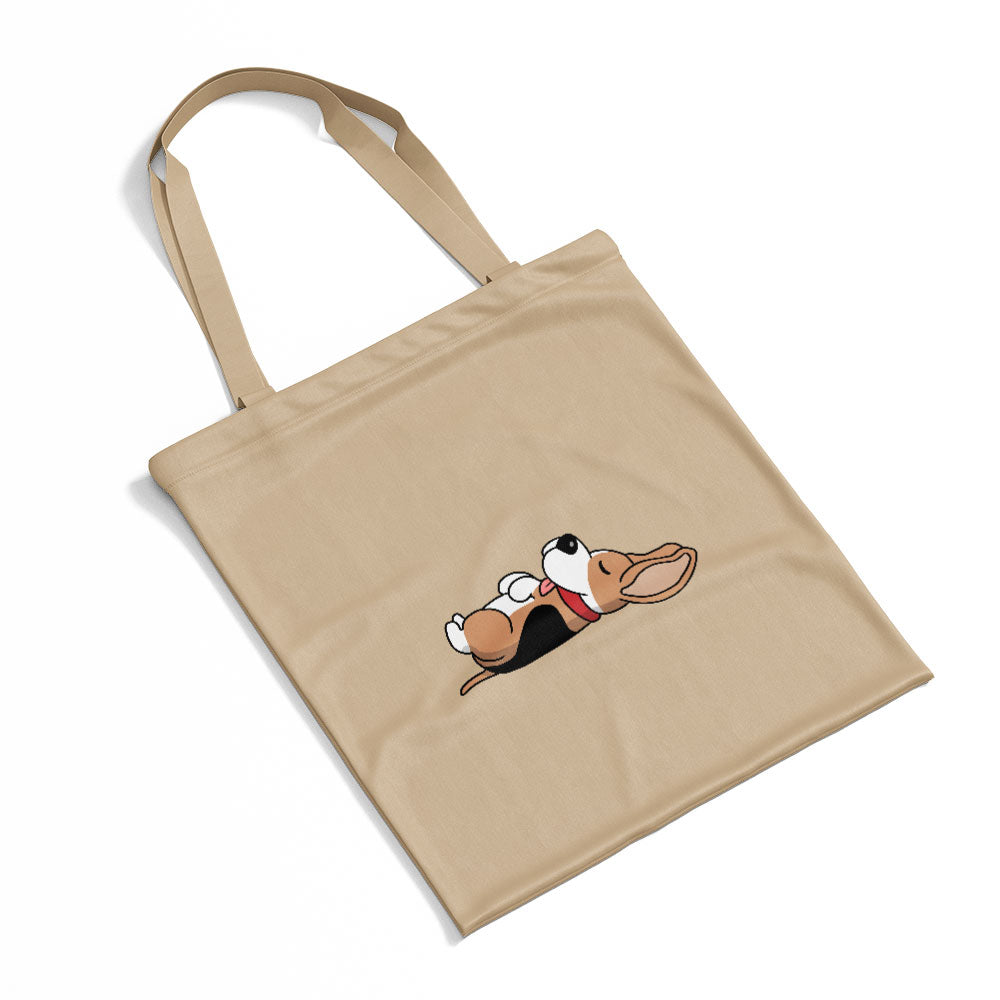 Sleepy Lazy Dog Beagle Fawn Totes at $22.95 found at Personalizedpetlovergifts