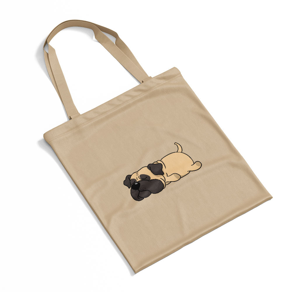 Sleepy Lazy Dog Bullmastiff Fawn Black Totes at $22.95 found at Personalizedpetlovergifts