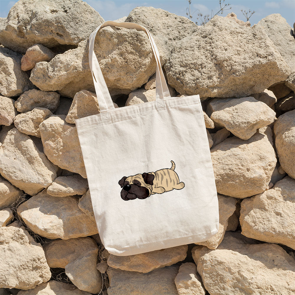 Sleepy Lazy Dog Bullmastiff Reverse Totes at $22.95 found at Personalizedpetlovergifts