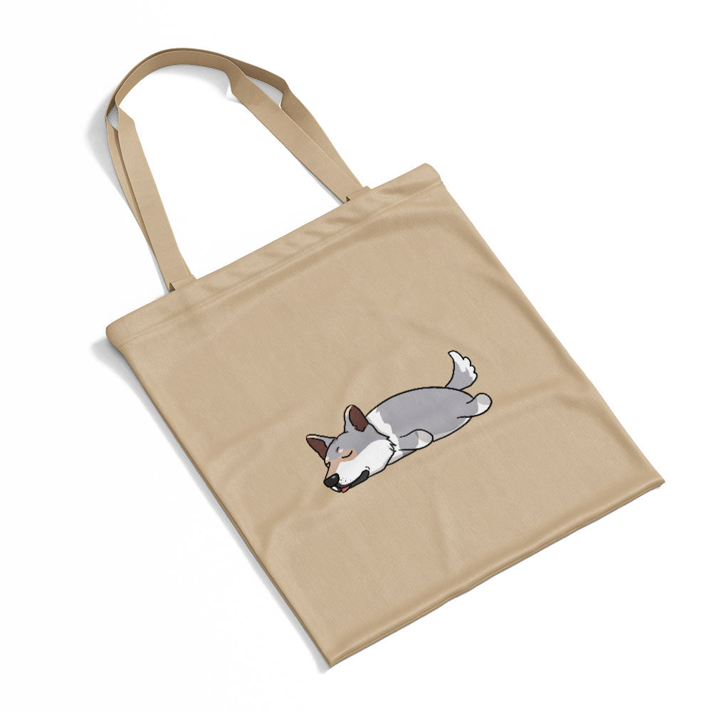 Sleepy Lazy Dog Czechoslovakian Wolfdog Totes at $22.95 found at Personalizedpetlovergifts