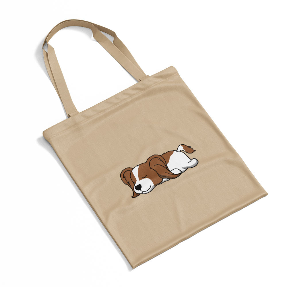 Sleepy Lazy Dog Papillon Red White Totes at $22.95 found at Personalizedpetlovergifts