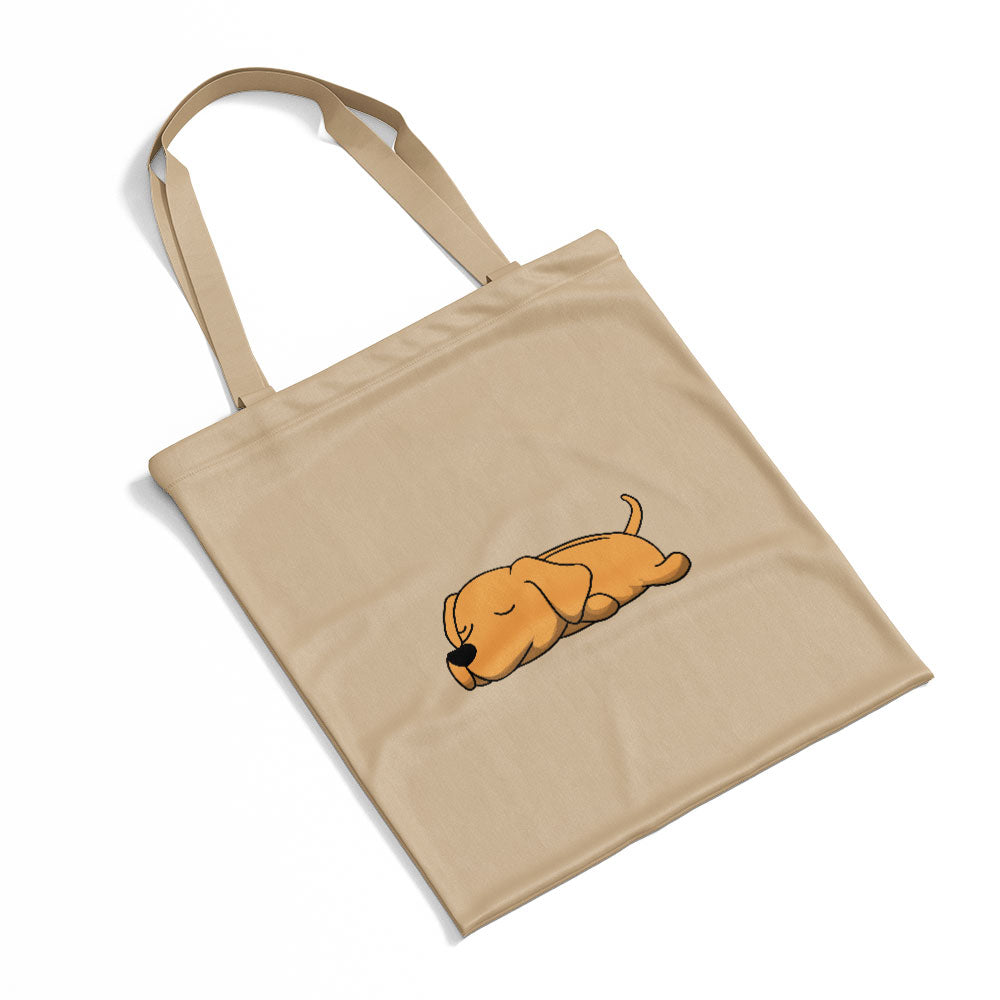 Sleepy Lazy Dog Rhodesian Ridgeback Tan Totes at $22.95 found at Personalizedpetlovergifts