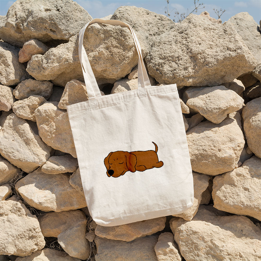 Sleepy Lazy Dog Vizsla Choco Totes at $22.95 found at Personalizedpetlovergifts