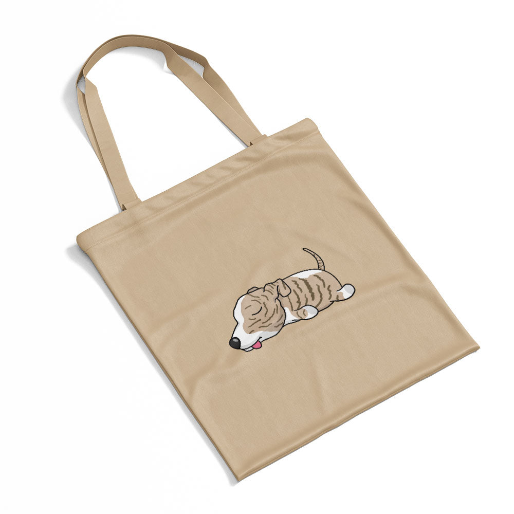 Sleepy Lazy Dog Whippet Tan Totes at $22.95 found at Personalizedpetlovergifts