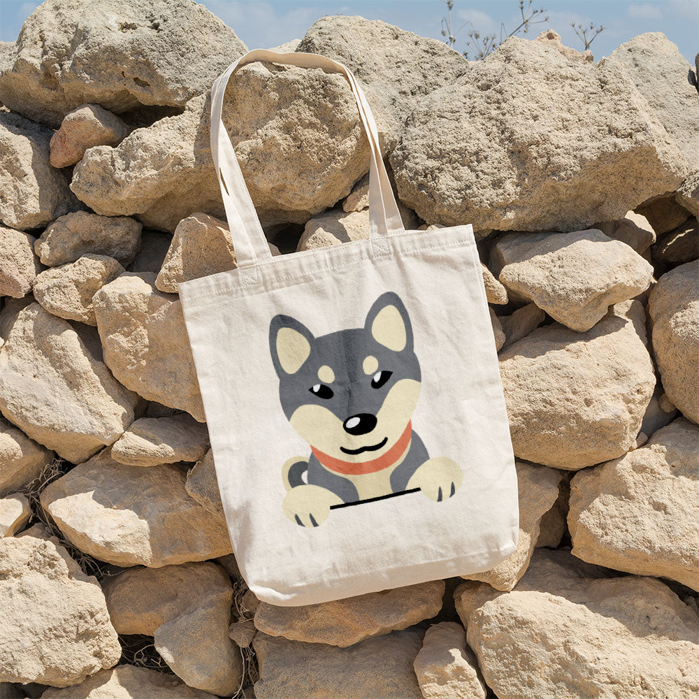 Smirking Shiba Totes at $22.95 found at Personalizedpetlovergifts