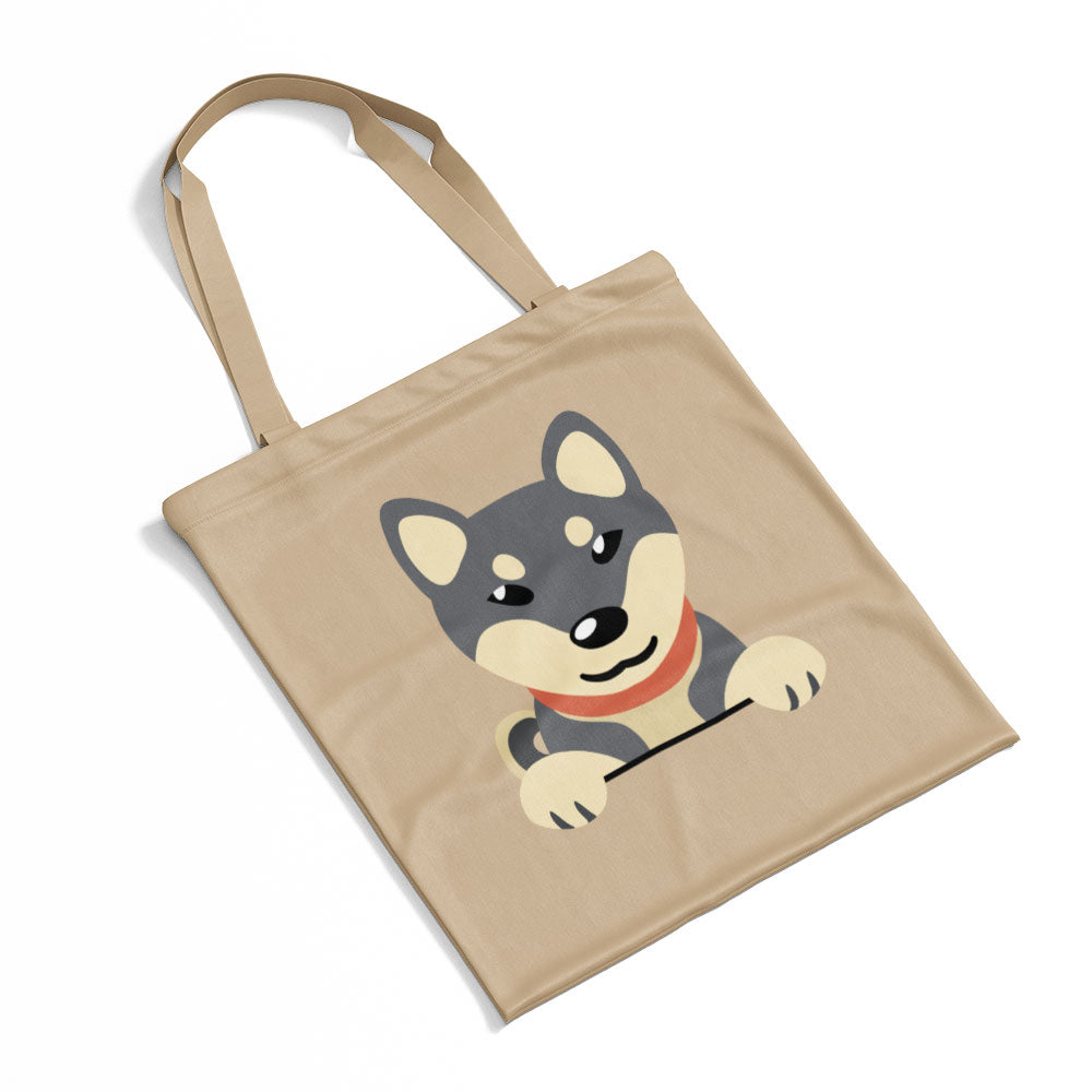 Smirking Shiba Totes at $22.95 found at Personalizedpetlovergifts