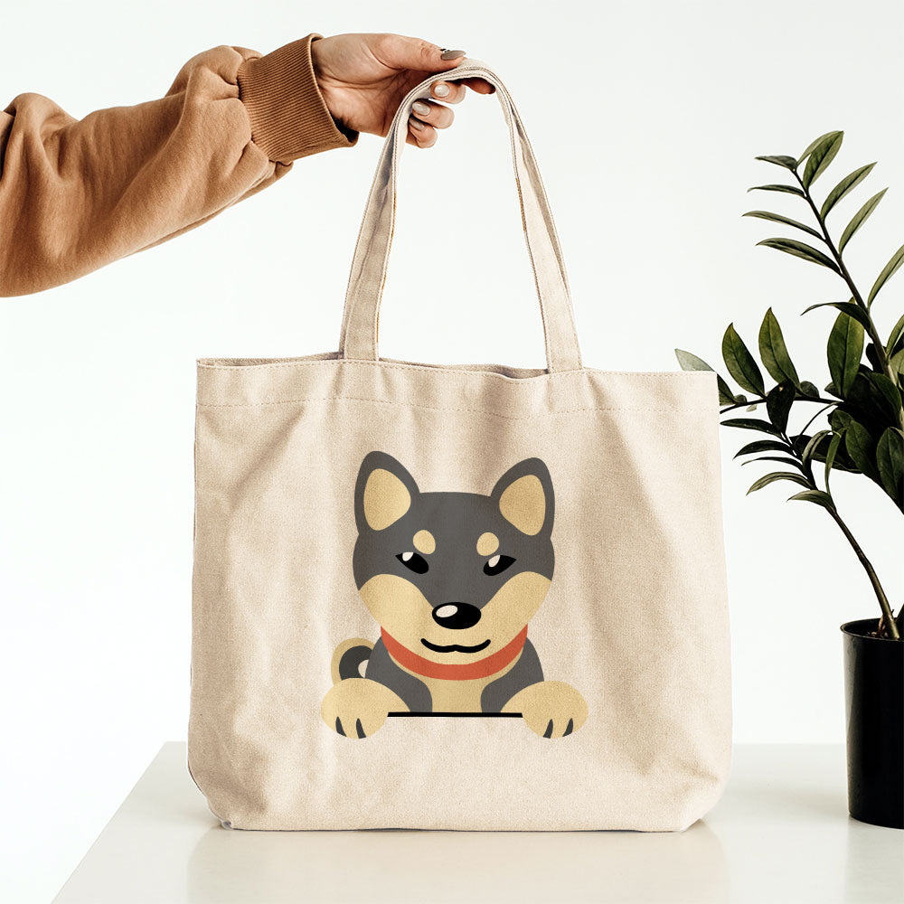 Smirking Shiba Totes at $22.95 found at Personalizedpetlovergifts