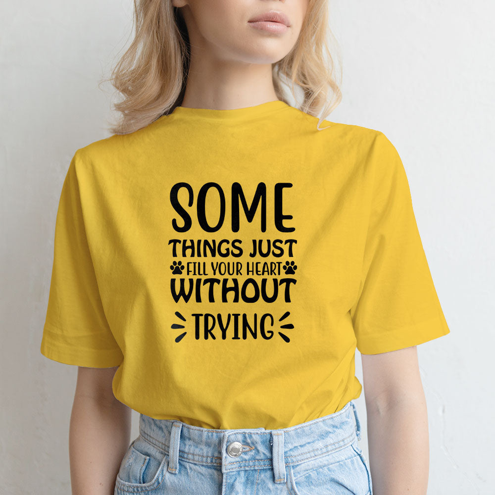 Some Things Just Fill Your Heart Unisex T-Shirt at $22.95 found at Personalizedpetlovergifts