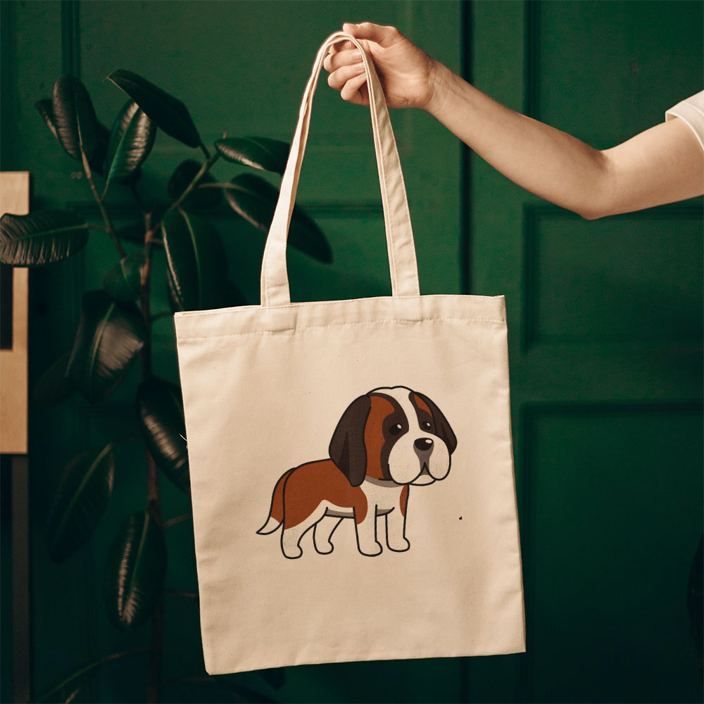 St Bernard Puppy Totes at $22.95 found at Personalizedpetlovergifts