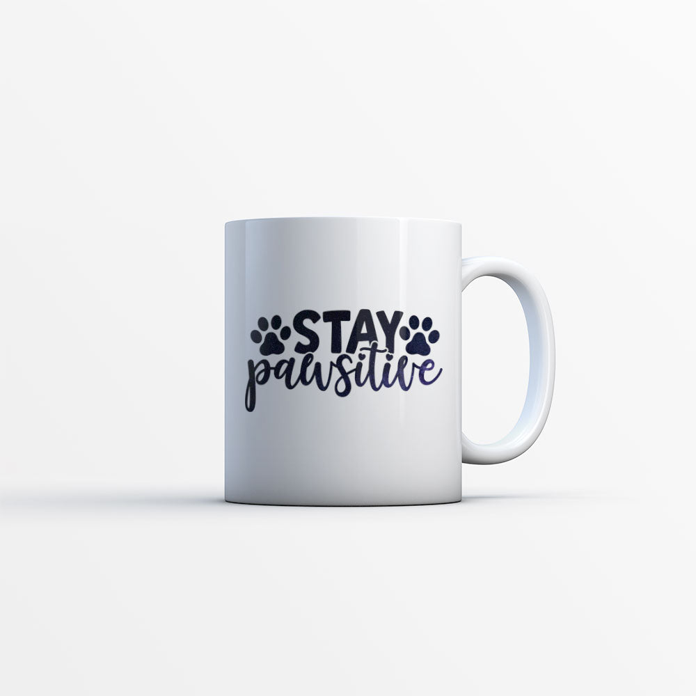 Stay Pawsitive with Green Galaxy font Mugs at $13.95 found at Personalizedpetlovergifts