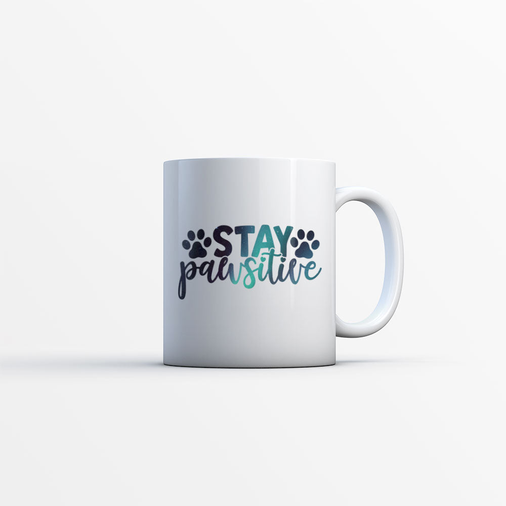 Stay Pawsitive With Paws Mugs at $13.95 found at Personalizedpetlovergifts