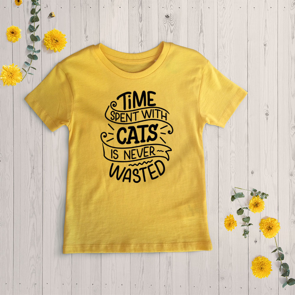 Time Spent With Cats Is Never Wasted Unisex T-Shirt at $22.95 found at Personalizedpetlovergifts