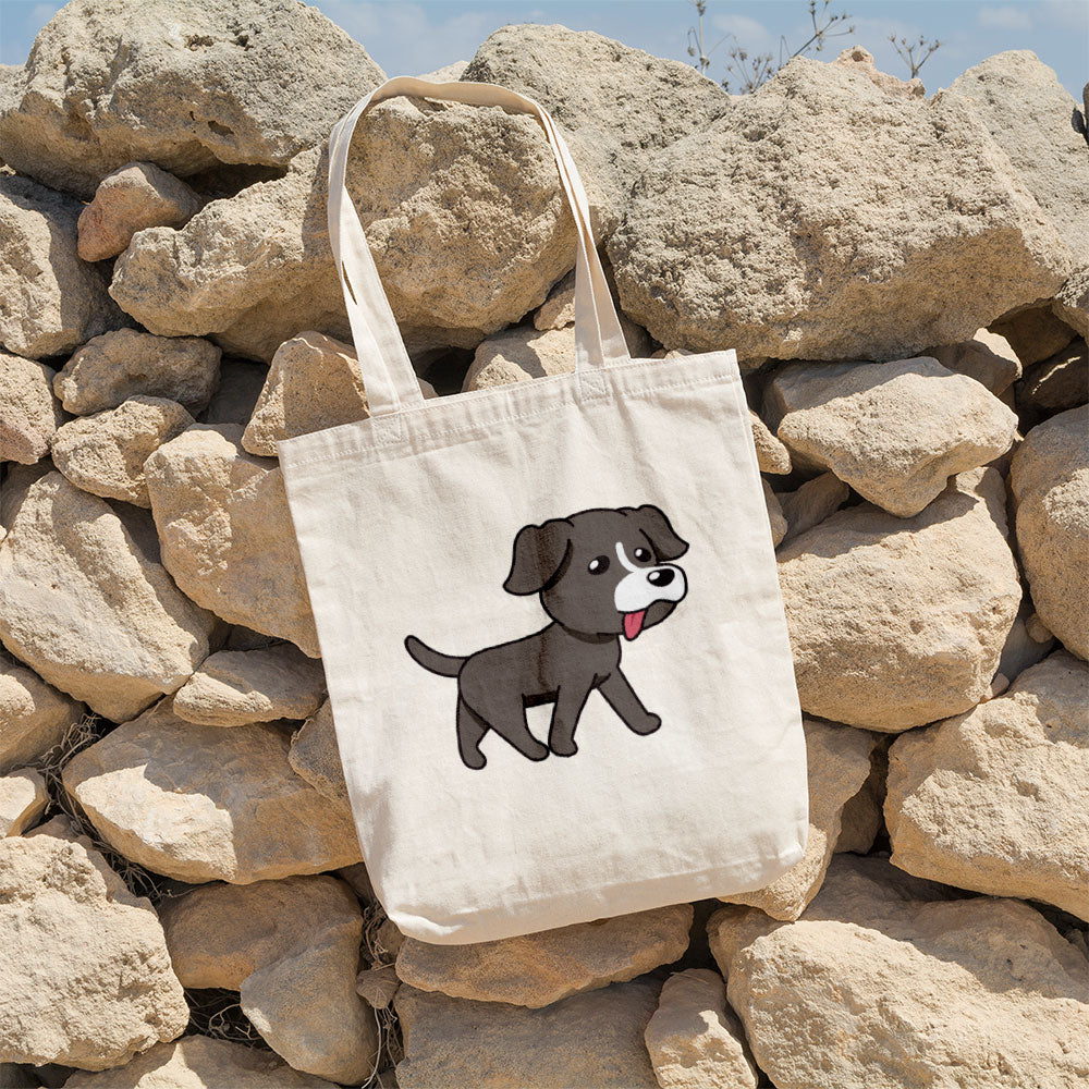 Walking Grey Pittbull Totes at $22.95 found at Personalizedpetlovergifts