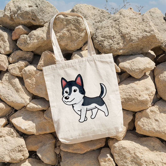 Walking Husky Puppy Totes at $22.95 found at Personalizedpetlovergifts