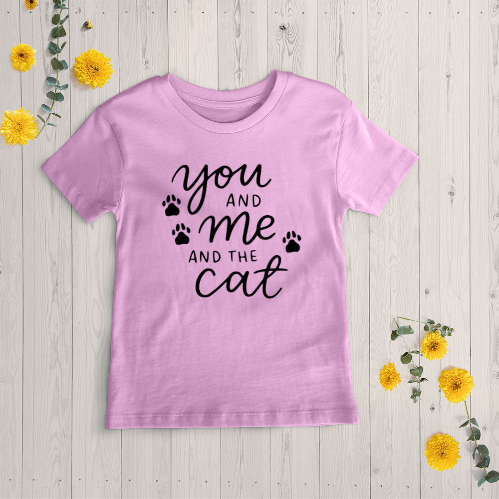 You And Me And The Cat Unisex T-Shirt at $22.95 found at Personalizedpetlovergifts