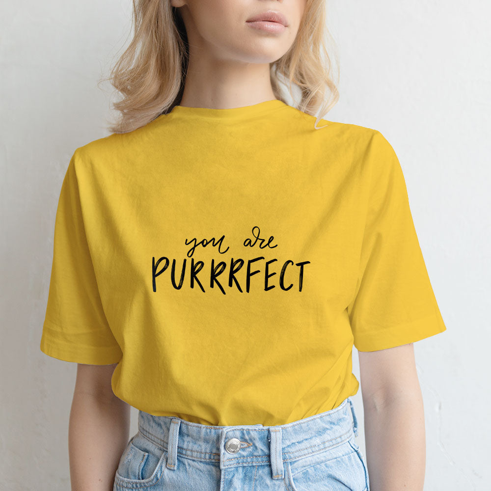 You Are PurrrFect Unisex T-Shirt at $22.95 found at Personalizedpetlovergifts