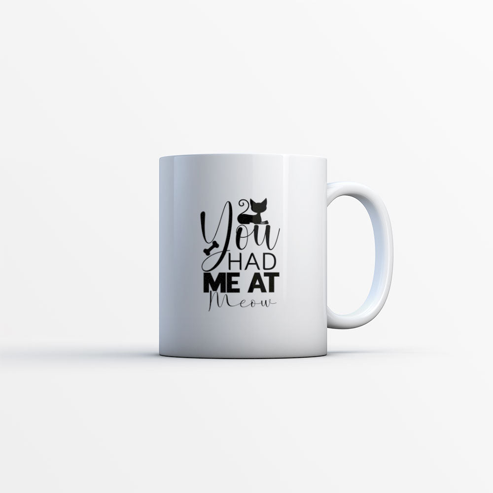 You Had Me At Meow With Kitten Coffee Mug at $13.95 found at Personalizedpetlovergifts