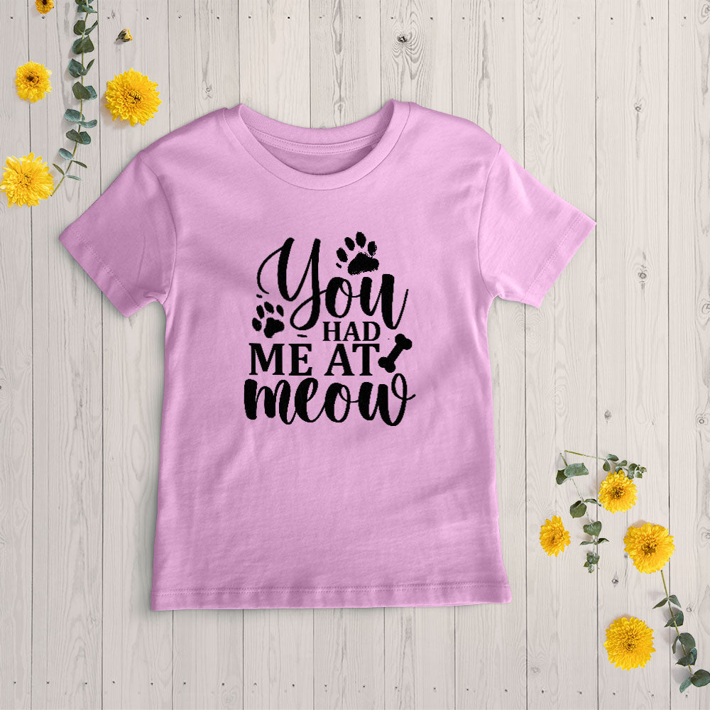 You Had Me At Meow 2 Unisex T-Shirt at $22.95 found at Personalizedpetlovergifts