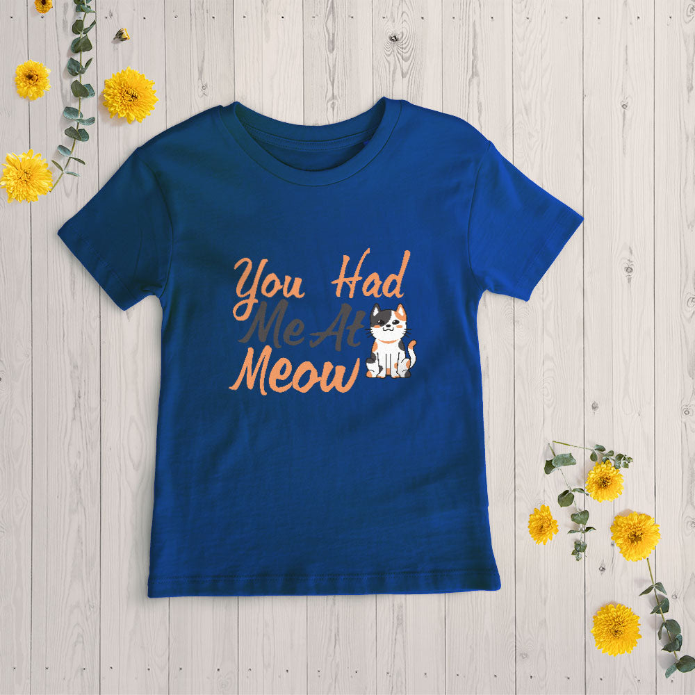 You Had Me At Meow Unisex T-Shirt at $22.95 found at Personalizedpetlovergifts