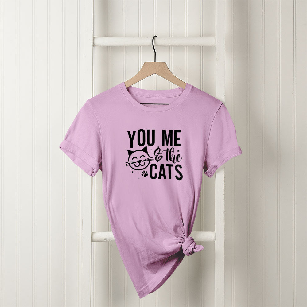 You Me And The Cats Unisex T-Shirt at $22.95 found at Personalizedpetlovergifts