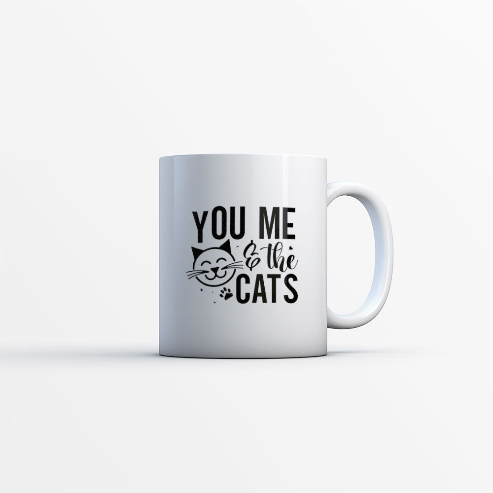 You Me And The Cats Coffee Mug at $13.95 found at Personalizedpetlovergifts