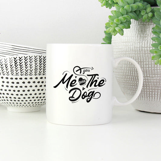 You Me And The Dog Mugs at $13.95 found at Personalizedpetlovergifts