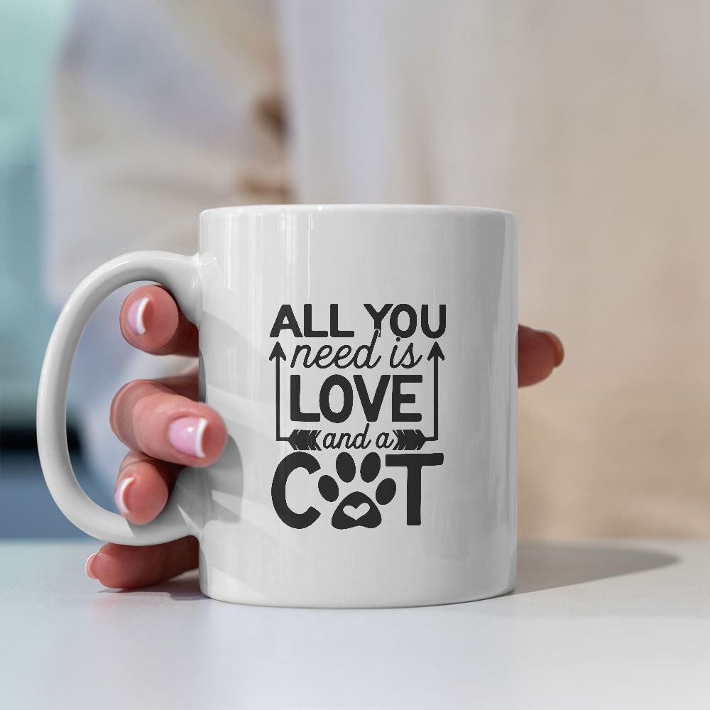 All You Need Is Love And a Cat with kittens Coffee Mug at $13.95 found at Personalizedpetlovergifts