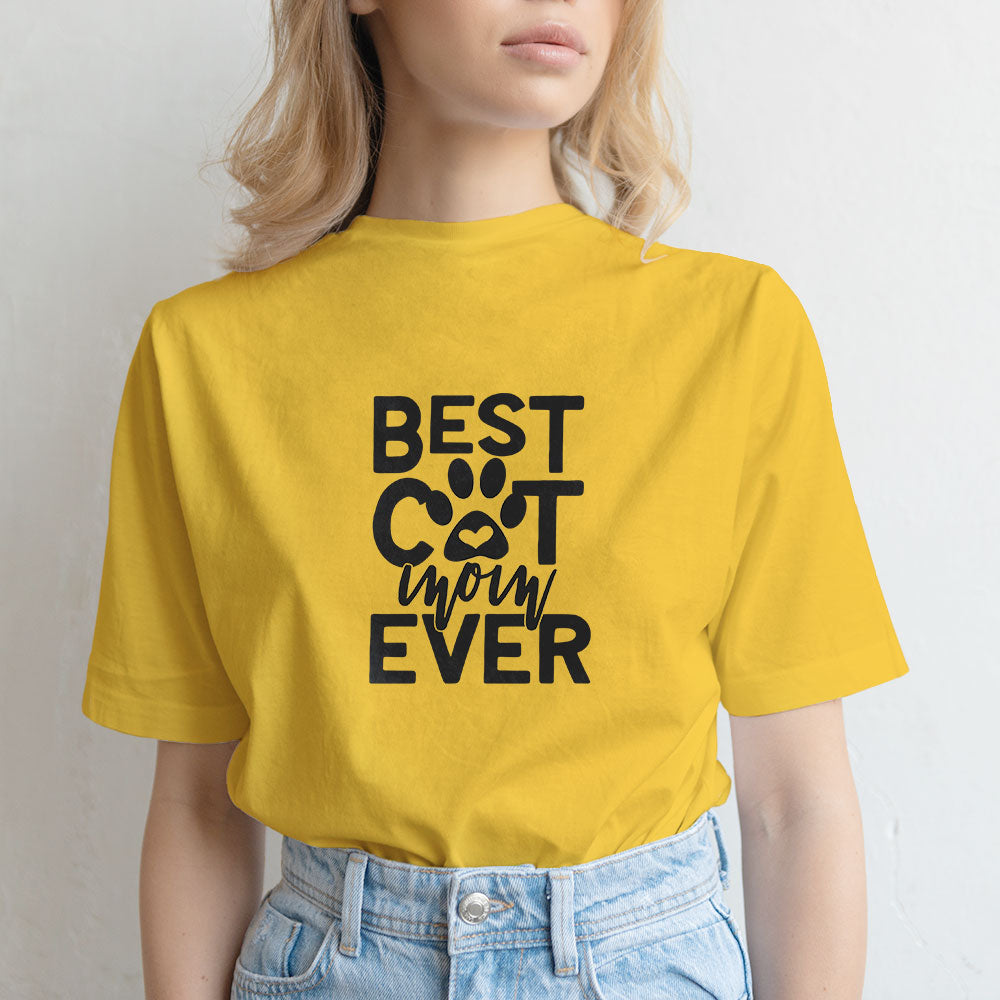 Best Cat Mom Ever With Paws Unisex T-Shirt at $22.95 found at Personalizedpetlovergifts