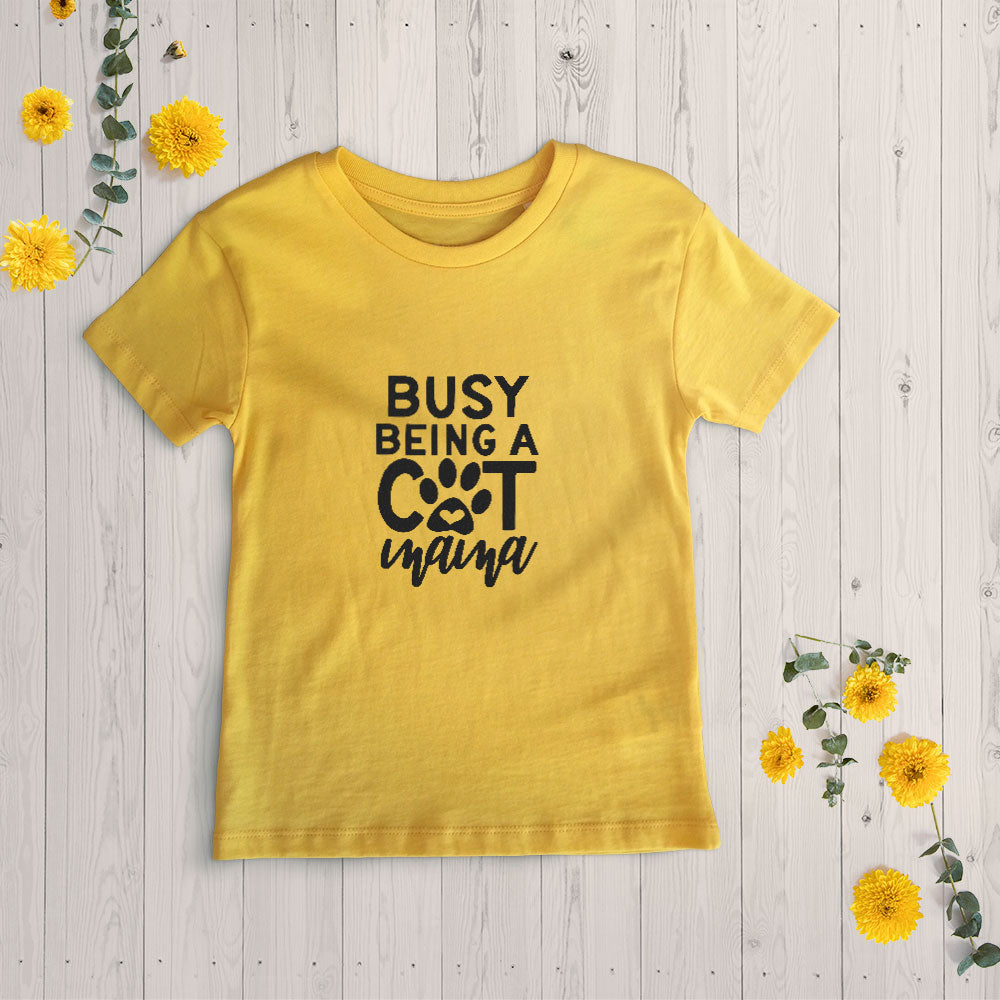 busy being a cat mama Unisex T-Shirt at $22.95 found at Personalizedpetlovergifts