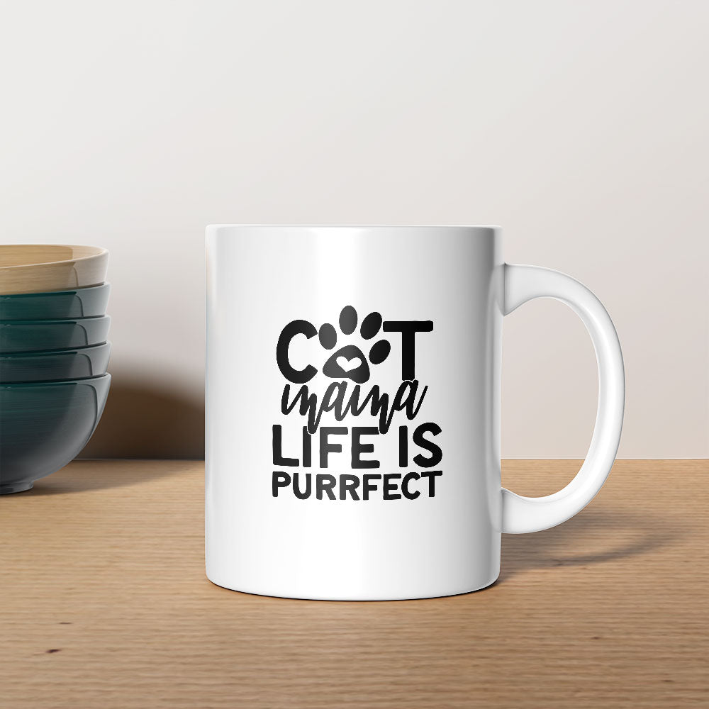 Cat Mom With Cat Coffee Mug at $13.95 found at Personalizedpetlovergifts